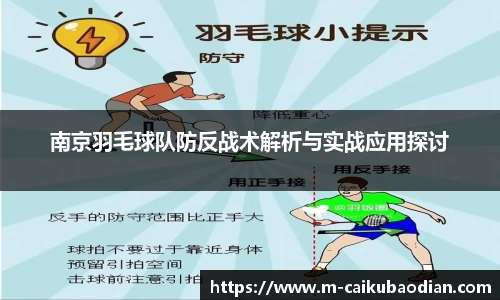 南京羽毛球队防反战术解析与实战应用探讨